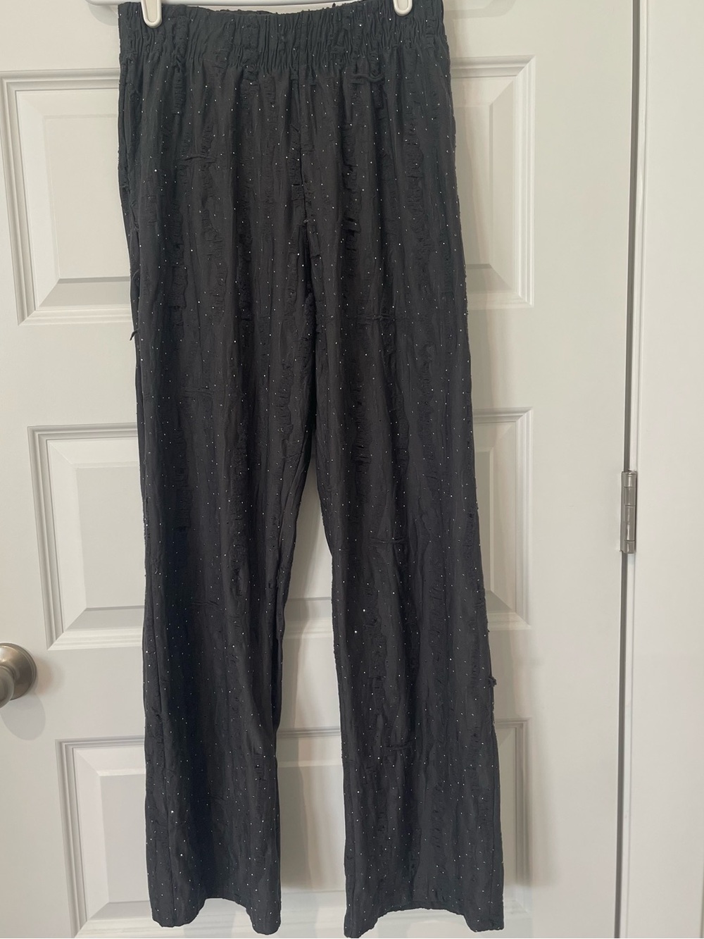 Love Poem Gray Rhinestone Pants Size M